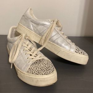 Gola Orchid II Silver Cheetah Fashion Sneakers